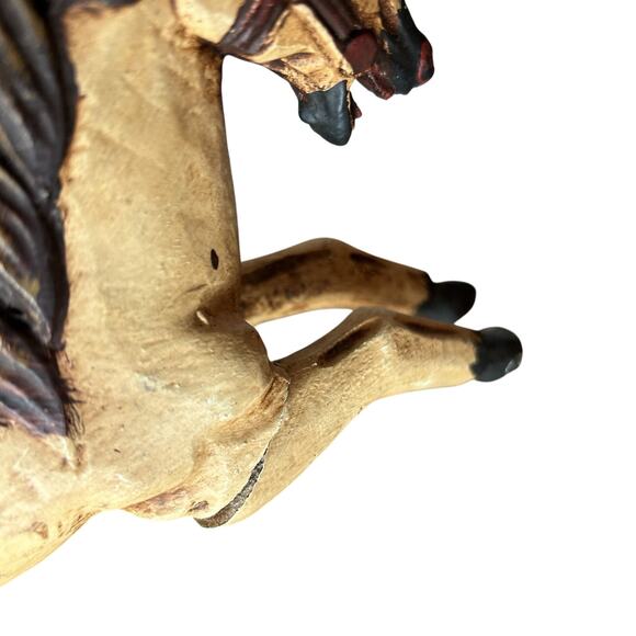 Vtg Primitive Horse Tricycle Iron Pedal Toy Folk Art Whimsical Storybook Holiday - Picture 14 of 14